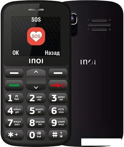 Мобильный телефон Inoi 107B (черный)