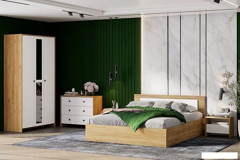 Тумба Mio Tesoro Дольче (дуб золотистый/белый)