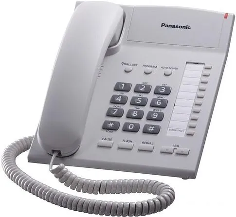 Проводной телефон Panasonic KX-TS2382RUB (черный)