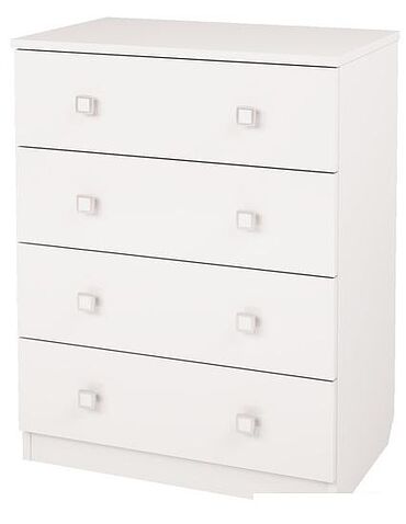 Комод Polini Kids Simple c 4 ящиками (белый)