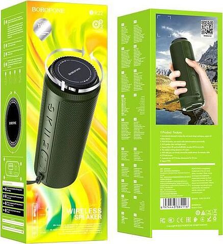 Беспроводная колонка Borofone BR22 (темно-зеленый)