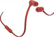 Наушники с микрофоном JBL T110 (красный)