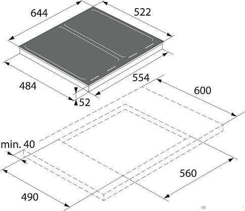 Варочная панель ASKO HI1655M