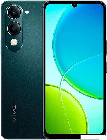 Телефон Vivo Y04s V2531 6GB/256GB международная версия (малахитовый черный)