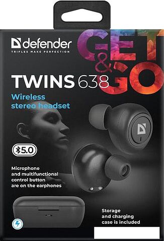 Наушники Defender Twins 638