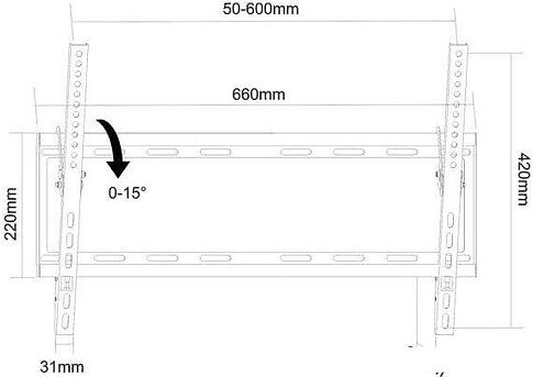 Кронштейн для телевизора Electric Light КБ-01-95 (черный)