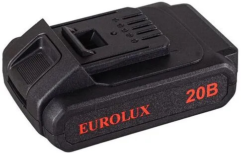 Дрель-шуруповерт Eurolux ДА-20/2Li 72/14/52 (с 2-мя АКБ, кейс)