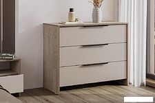 Комод Mio Tesoro Камелия 1 3 ящика (дуб эндгрейн/меланж)