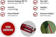 Треккинговая палатка High Peak Falcon 3 LW (Pesto/красный) Треккинговая палатка High Peak Falcon 3 LW (Pesto/красный)
