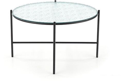 Журнальный столик Halmar Rosalia 70x41 (бесцветный/черный)