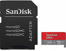 Карта памяти SanDisk Ultra SDSQUAB-128G-GN6MA 128GB (с адаптером)