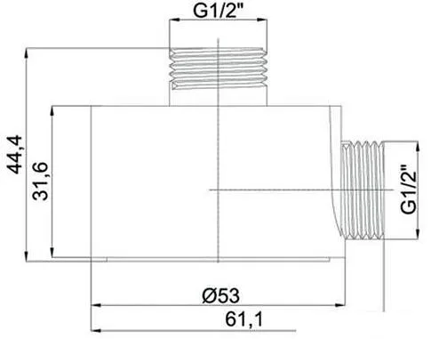 Шланговое подключение Rubineta 662125
