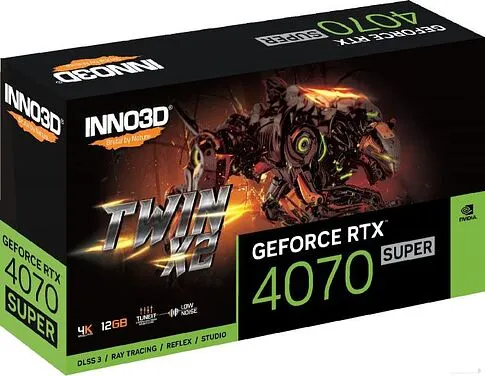 Видеокарта Inno3D GeForce RTX 4070 Super Twin X2