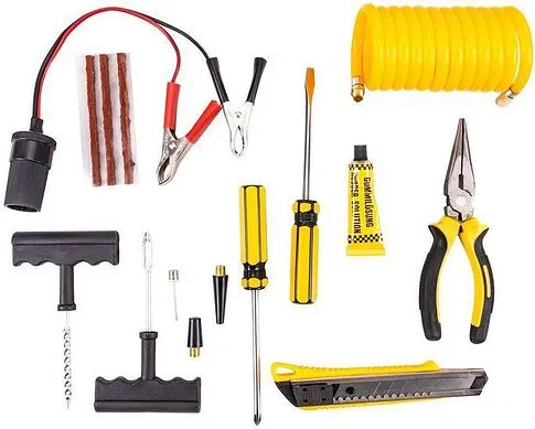 Автомобильный компрессор FoxWeld Varteg VRT 60 7214 (с набором аксессуаров)