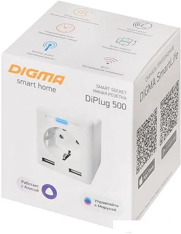 Умная розетка Digma DiPlug 500
