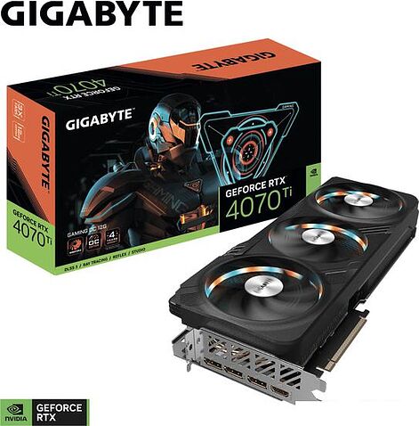 Видеокарта Gigabyte GeForce RTX 4070 Ti Gaming OC 12G GV-N407TGAMING OC-12GD