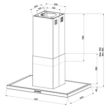 Кухонная вытяжка KUPPERSBERG Dudl 4 LX Кухонная вытяжка KUPPERSBERG Dudl 4 LX