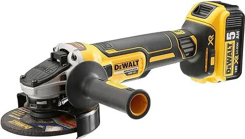 Угловая шлифмашина DeWalt DCG405P2 (с 2-мя АКБ, кейс)