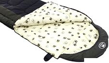 Спальный мешок BalMax Аляска Camping Plus -15 (левая молния, черный/хаки) Спальный мешок BalMax Аляска Camping Plus -15 (левая молния, черный/хаки)
