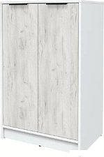 Тумба Интерлиния Концепт КТ-Т64 (дуб белый/белый платинум)