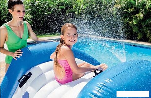 Надувной бассейн Intex Горка 58849 (333x206x117)