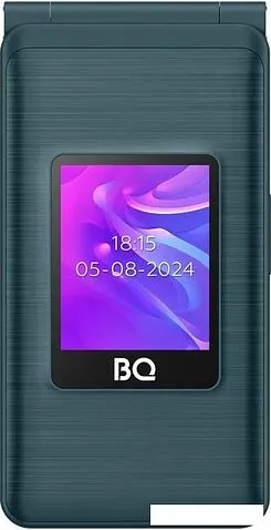 Кнопочный телефон BQ BQ-2412 Shell Duo (бирюзовый)