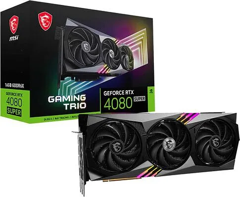 Видеокарта MSI GeForce RTX 4080 Super 16G Gaming Trio