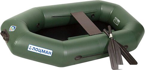Гребная лодка Лоцман Гребная стандарт ЛС-200 ГР (зеленый)