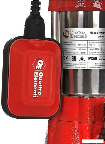 Фекальный насос Quattro Elementi Sewage 300F Ci