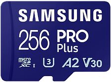 Карта памяти Samsung PRO Plus microSDXC 256GB MB-MD256SA/EU (с адаптером) Карта памяти Samsung PRO Plus microSDXC 256GB MB-MD256SA/EU (с адаптером)