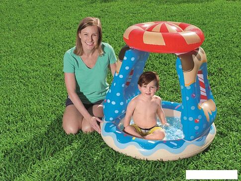 Надувной бассейн Bestway Конфетка 52270 (91х91х89)