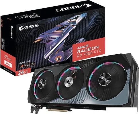 Видеокарта Gigabyte Radeon RX 7900 XTX 24G Elite GV-R79XTXAORUS E-24GD