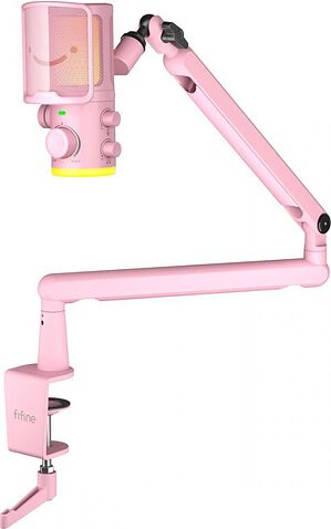 Проводной микрофон FIFINE TAM6 (розовый)