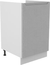 Шкаф напольный ДСВ Тренто СМ 500 правый (серый/белый)