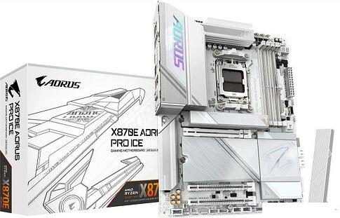 Материнская плата Gigabyte X870E Aorus Pro Ice