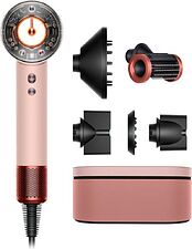 Фен Dyson HD16 Supersonic Nural Straight+Wavy (с переходником на евровилку, розовый канзан)