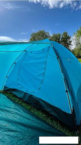Треккинговая палатка Calviano Acamper Monsun 3 (бирюзовый)