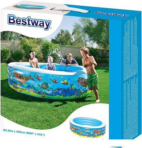 Надувной бассейн Bestway 51123 (229х56)