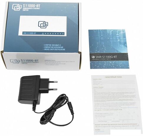 Коммутатор SNR SNR-S1100G-8T