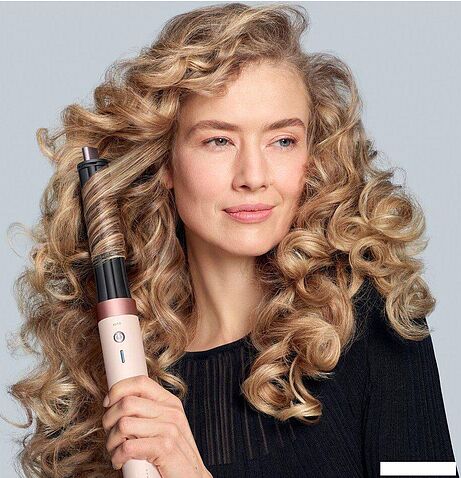 Фен-стайлер Dyson Airwrap Complete Long HS08 i.d. (с переходником на евровилку, янтарный шелк)