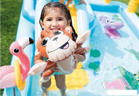 Надувной бассейн Intex Джунгли 57161 (257х216х84)