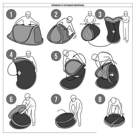 Треккинговая палатка Мультидом Берлога VL84-226 (зеленый)