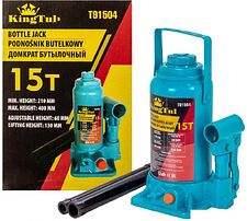 Бутылочный домкрат KingTul KT-T91504 15т