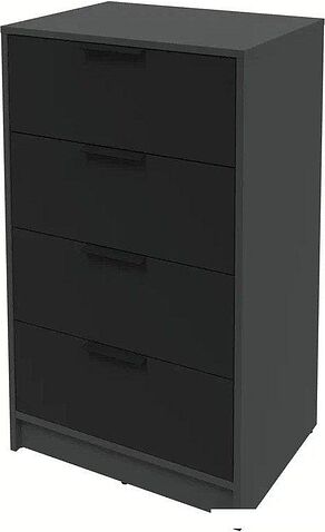 Комод Интерлиния Концепт КТ-К60 (черный/антрацит)