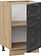 Шкаф напольный Трия Детройт 1Н5 (дуб крафт золотой/угольный камень)
