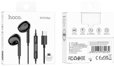 Наушники Hoco M101 Max USB Type-C (черный)