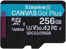 Карта памяти Kingston Canvas Go! Plus microSDXC 256GB (с адаптером) Карта памяти Kingston Canvas Go! Plus microSDXC 256GB (с адаптером)
