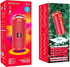Беспроводная колонка Borofone BR15 (красный) Беспроводная колонка Borofone BR15 (красный)