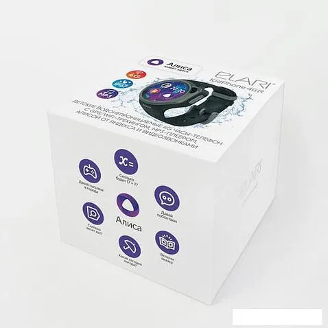 Умные часы Elari KidPhone 4GR (черный)