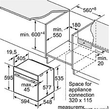 Электрический духовой шкаф Bosch Serie 8 HBG7764B1